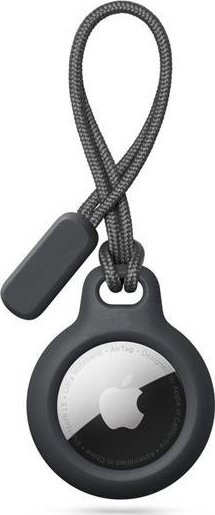 Varese për Apple AirTag Tech-Protect Rough Chain, TPU, zinxhir metalik, e zezë