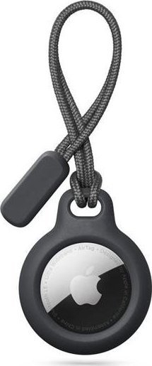 Varese për Apple AirTag Tech-Protect Rough Chain, TPU, zinxhir metalik, e zezë