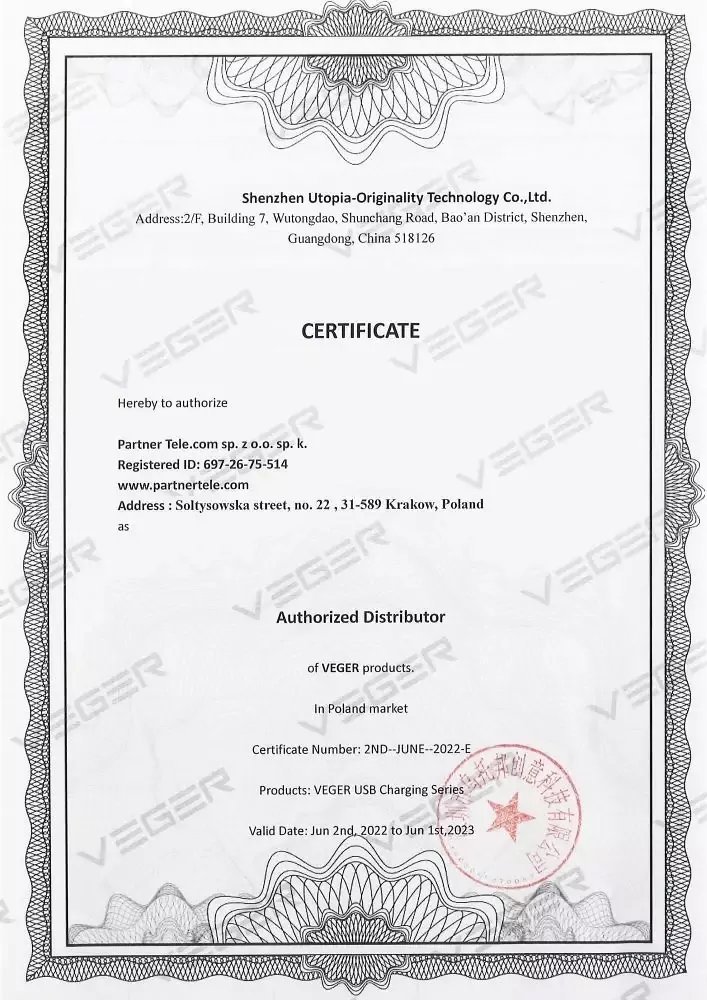 Power bank Veger A10 W1065, 10000mAh, 2x USB USB C, i zi