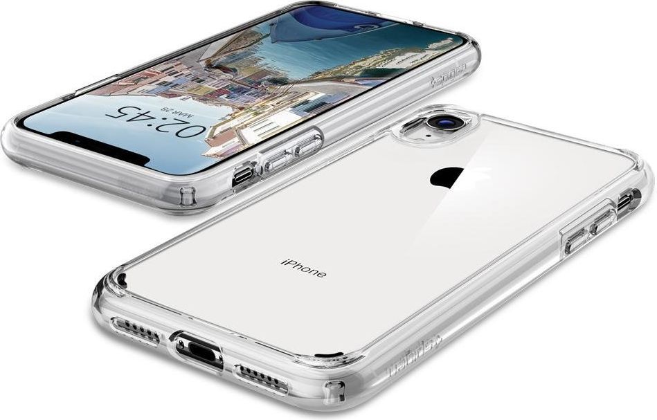 Mbrojtëse telefoni SPIGEN Ultra Hybrid për Apple iPhone XR, transparente