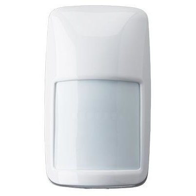 Detektor lëvizjeje Dual Tech, 16 x 22 m, frekuencë 10.525 GHz, i bardhë