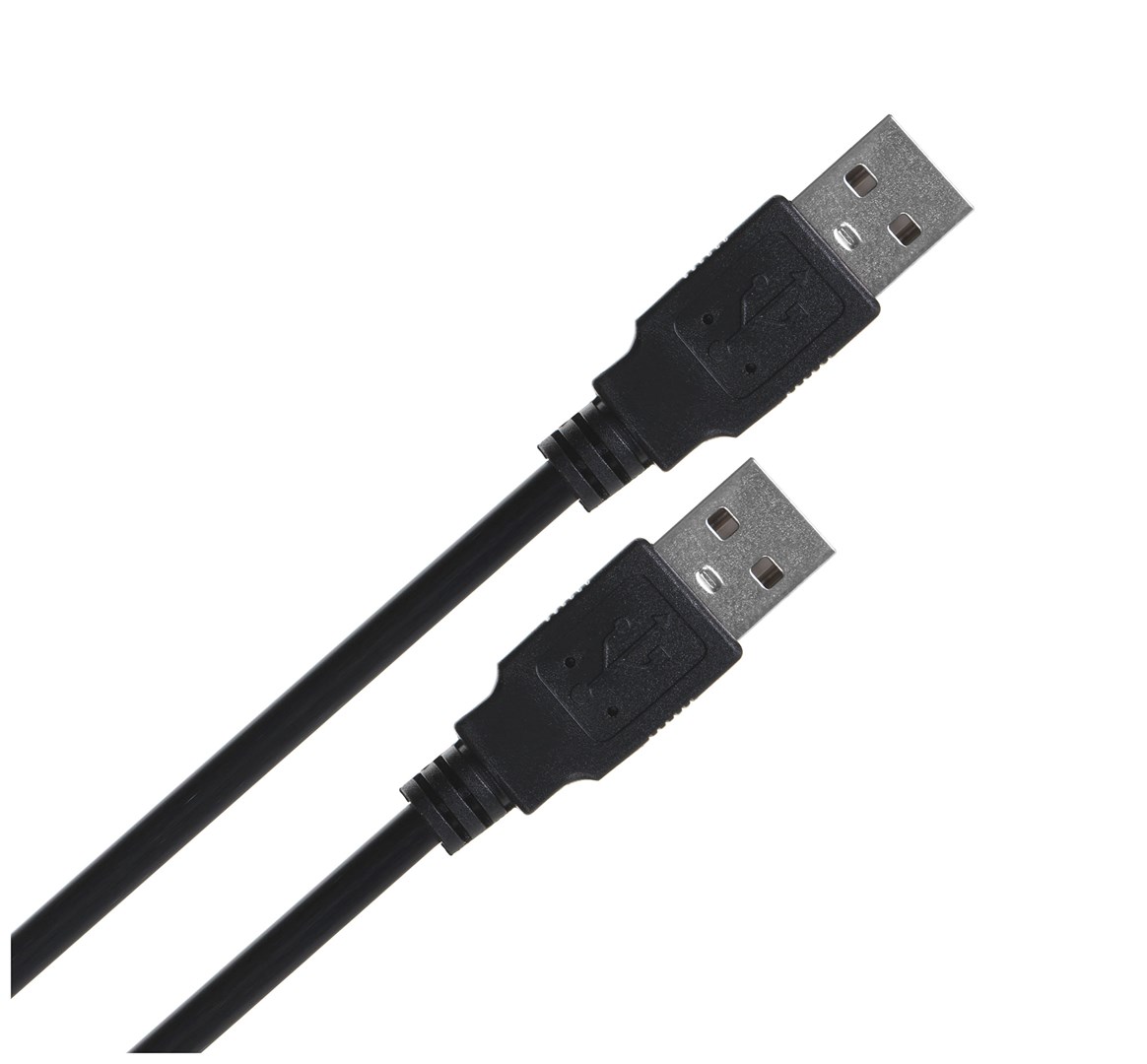 Kabllo Lanberg, USB-A / USB-A, 1 m, e zezë