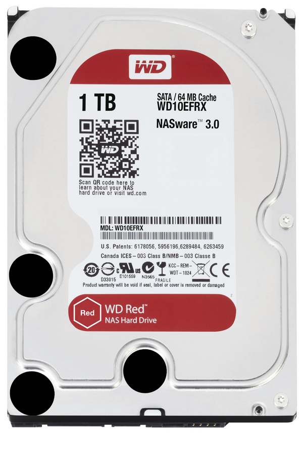Disk Western Digital Red WD10EFRX, 3.5", 1TB, i kuq