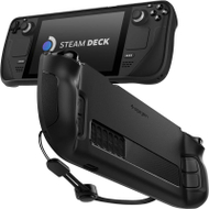 Mbrojtëse për Steam Deck Spigen Rugged Armor, e zezë Mbrojtëse për Steam Deck Spigen Rugged Armor, e zezë