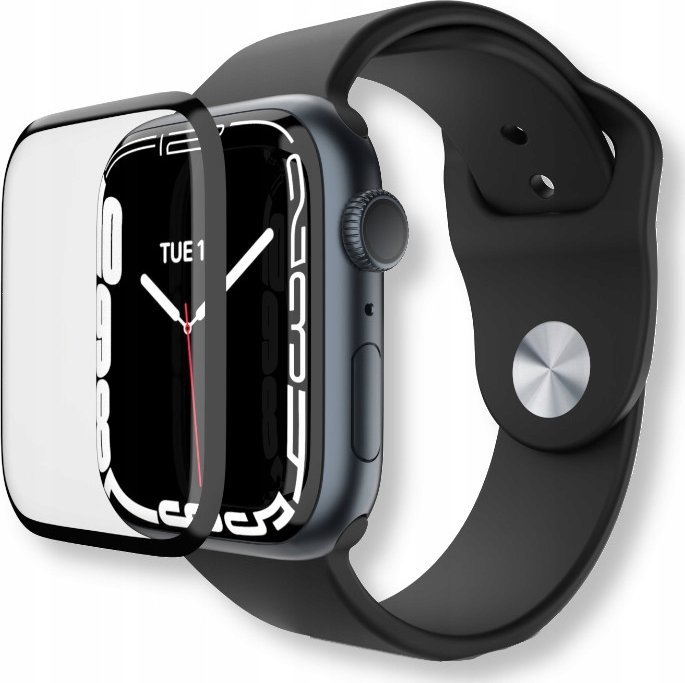 Mbrojtëse ekrani NEXT ONE 3D Clear, Apple Watch 45mm, transparente