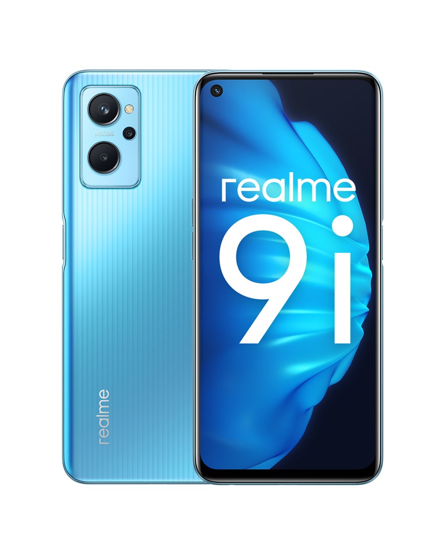 Celular realme 9i, 16.8 cm (6.6"), Dual SIM, Android 11, 4G, USB Type-C, 4GB, 128GB, 5000mAh, i kaltër