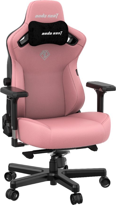 Karrige lojërash AndaSeat Kaiser 3 Series Premium L, ergonomike, rozë krem