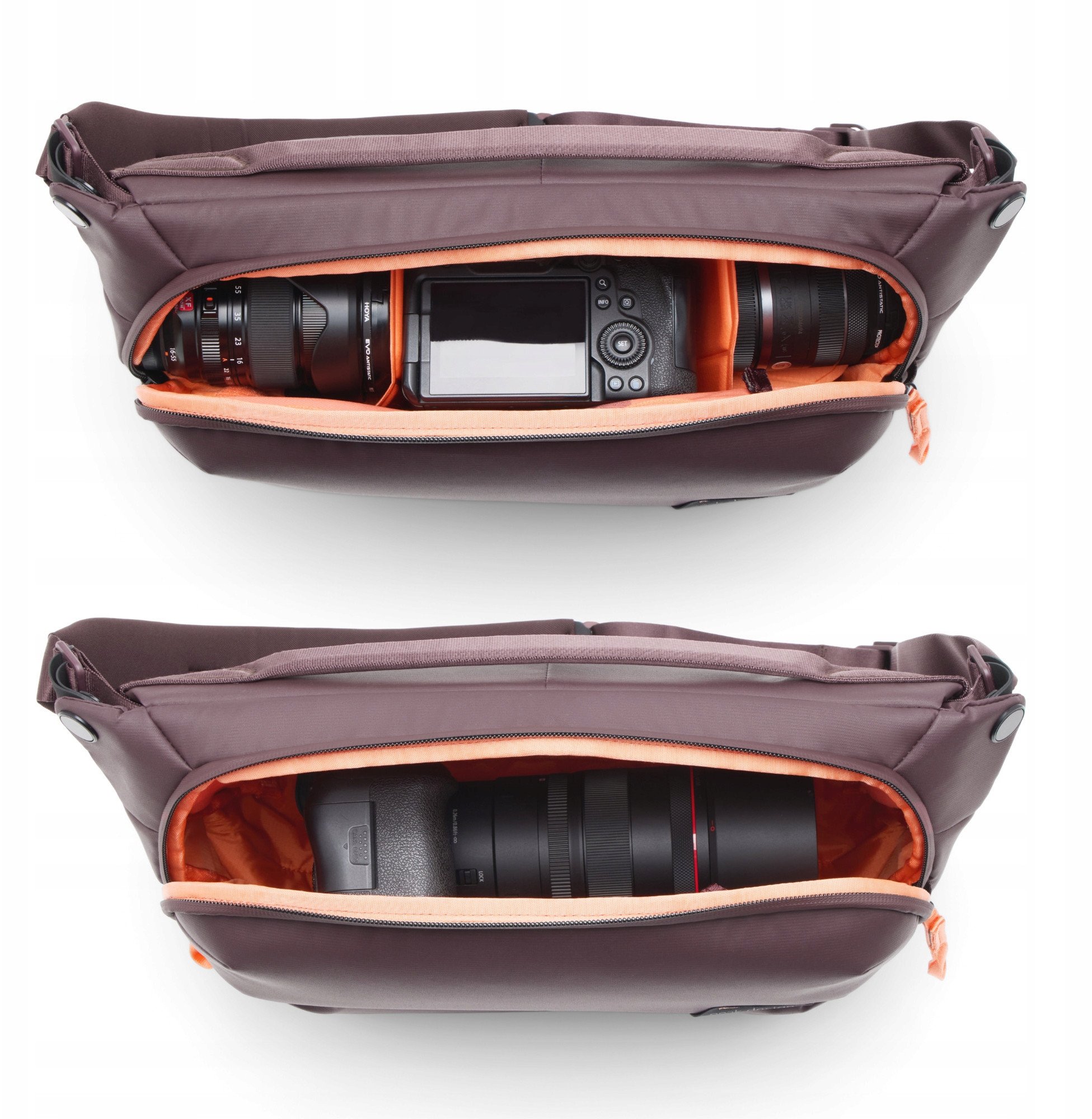 Çantë shpine Peak Design Everyday Sling V2 10L, për laptop 13", gri e errët