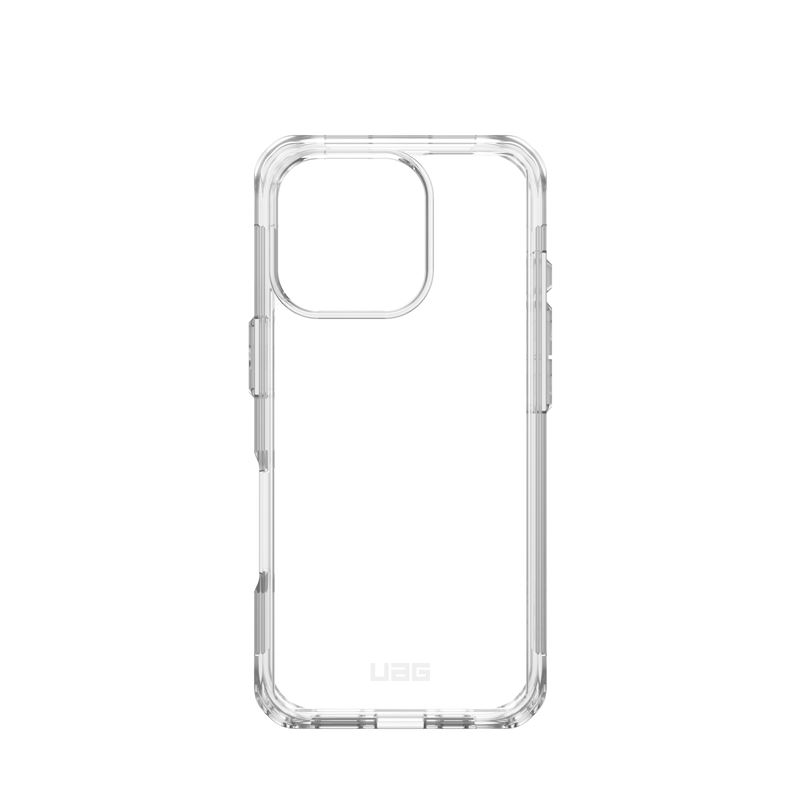 Заштитна маска UAG Plyo Ice за iPhone 16 Pro, материјал TPU и поликарбонат, проѕирна