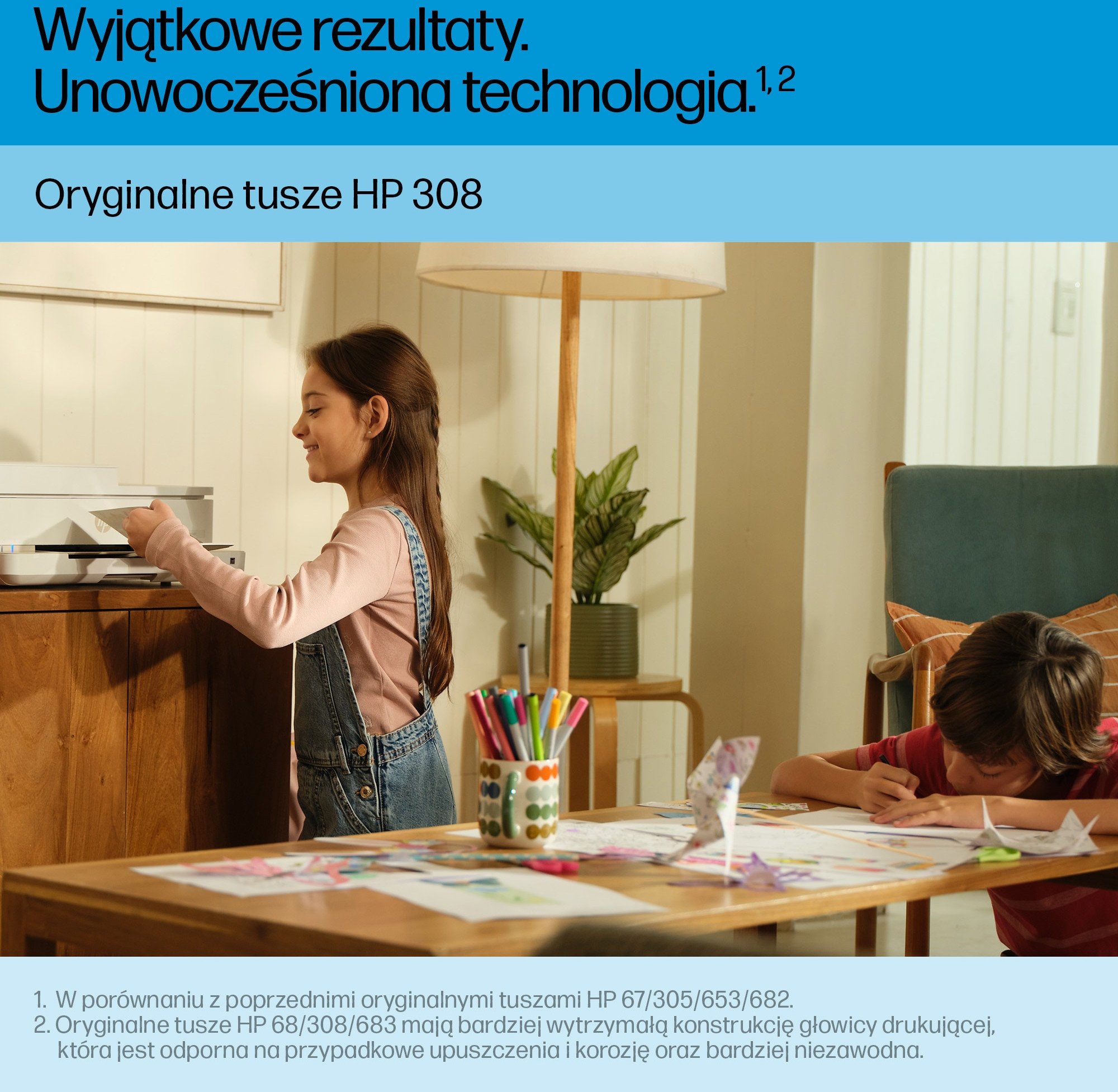 Katridha boje HP 308, origjinale, e zezë