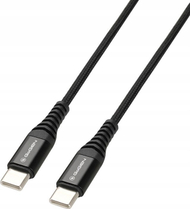 Kabllo karikimi GoGEN USBC200MM01, USB C në USB C, 60W, 2m, e zezë