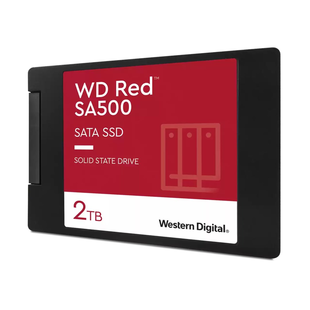 Disk SSD Western Digital WD Red SA500 NAS, 2TB, SATA III, e kuqe