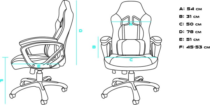 Karrige Genesis Nitro 330, e zezë / kaltër