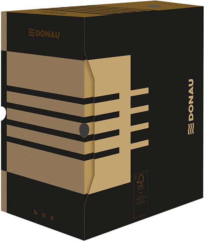 DONAU Архивска Кутија, Кarton, A4/200mm, Кафеава