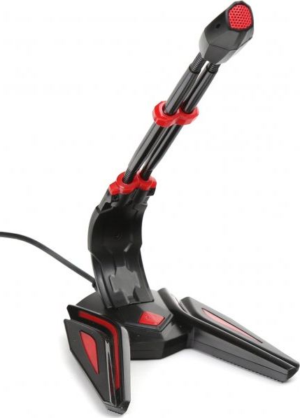 Mikrofon tavoline Varr SPIDER Desktop, omnidrejtues 360°, me trup metalik, i zi