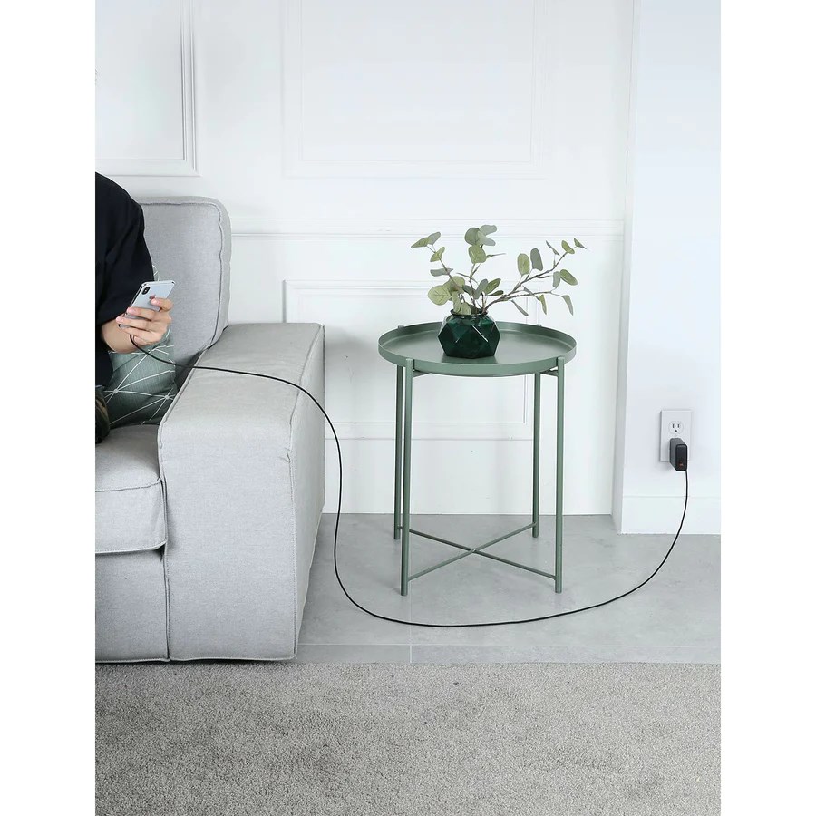 Kabllo Aukey, Lightning / USB C, 2 m, e zezë