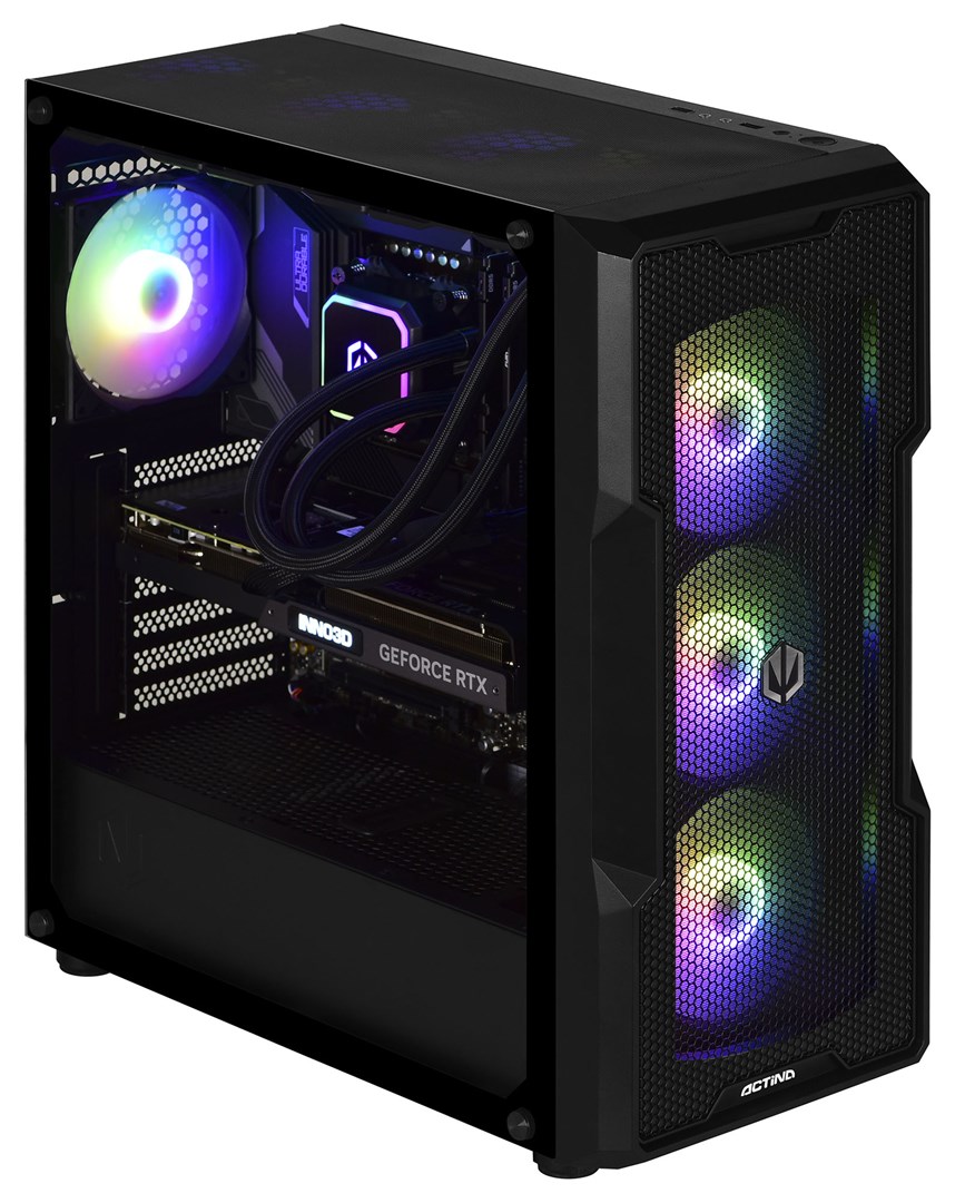 Kompjuter Actina, AMD Ryzen 7 7800X3D, 32GB RAM, 1TB SSD, Radeon RX 7900 XTX, i zi