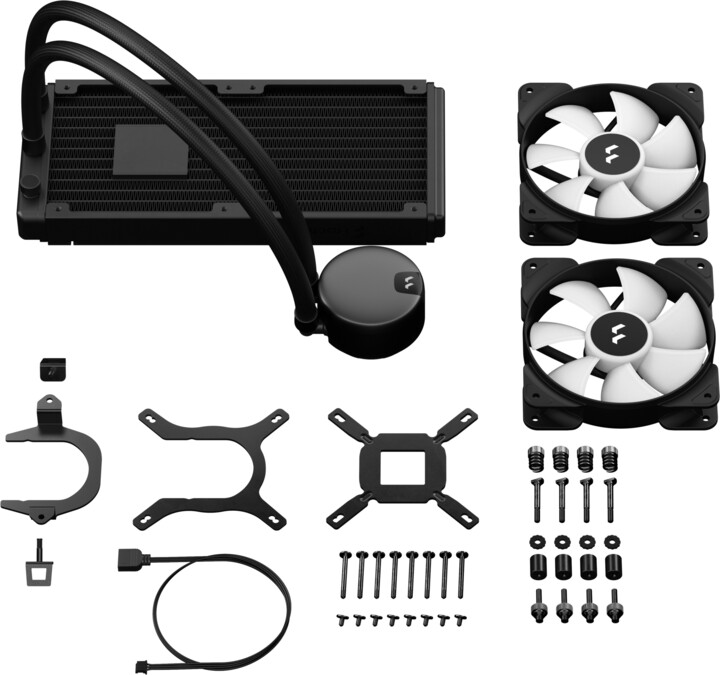 Ftohës Fractal Design Lumen S24 ARGB v2, i bardhë / zi