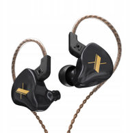 Kufje in ear KZ EDX, monitor skene IEM, 3.5mm, të zeza