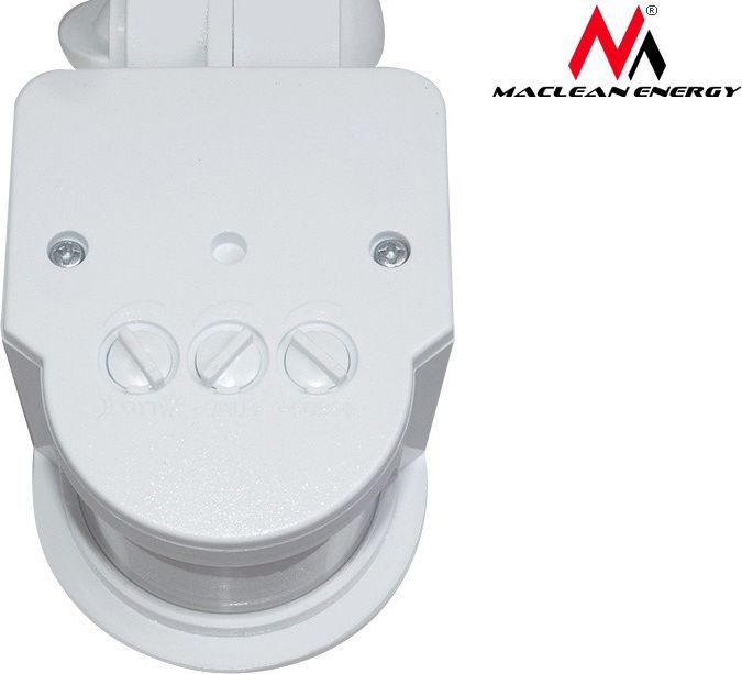Senzor muri Maclean MCE25 W, 180°, 1200W, i bardhë