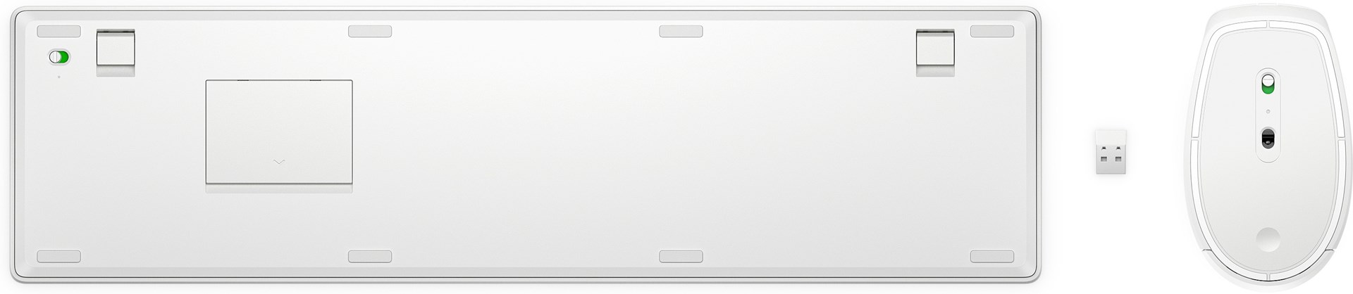 Set tastierë dhe maus HP 650 Wireless, e bardhë