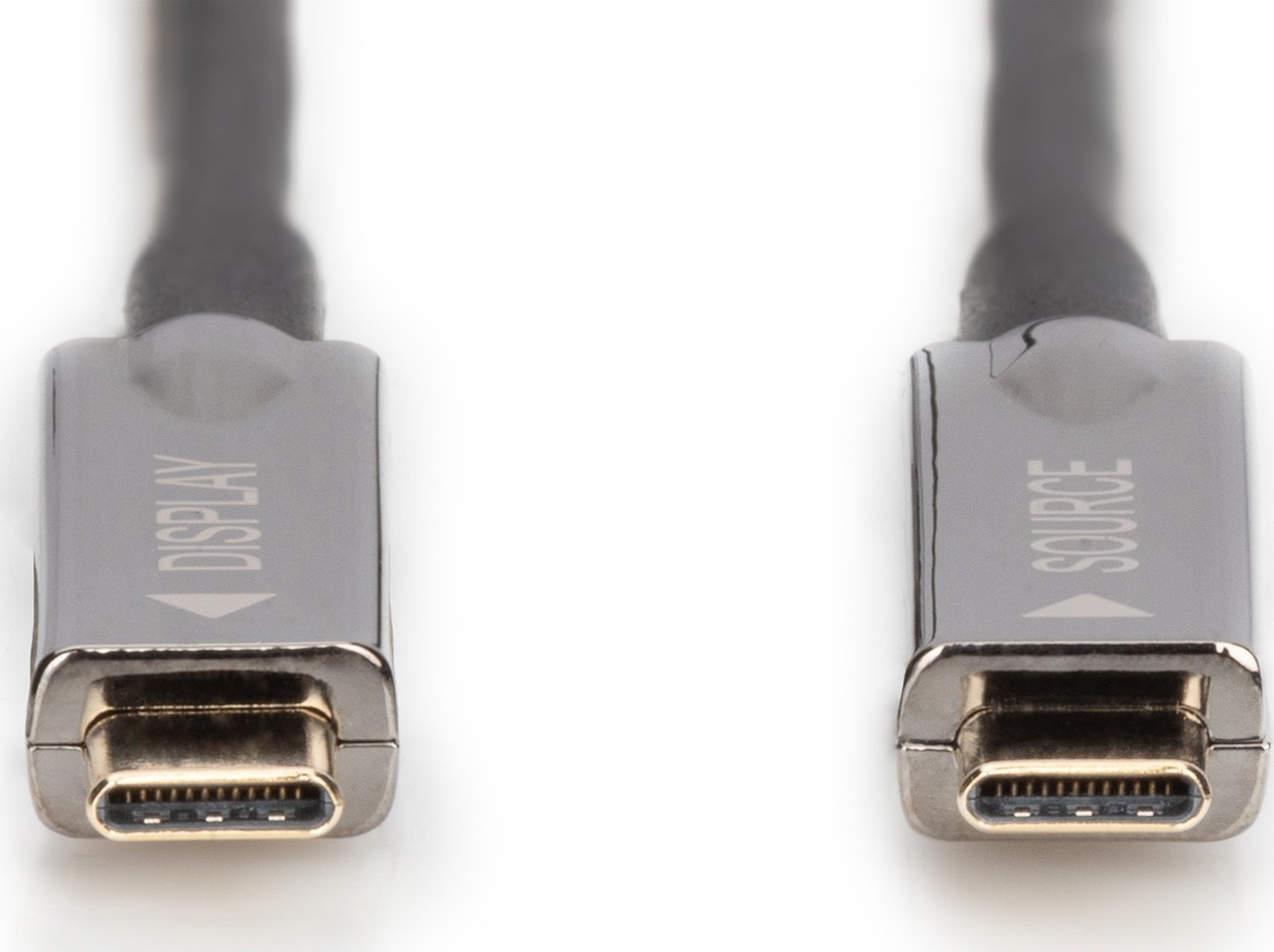 Kabllo USB Digitus AK-330160-150-S, USB-C në USB-C, 15 m, e zezë