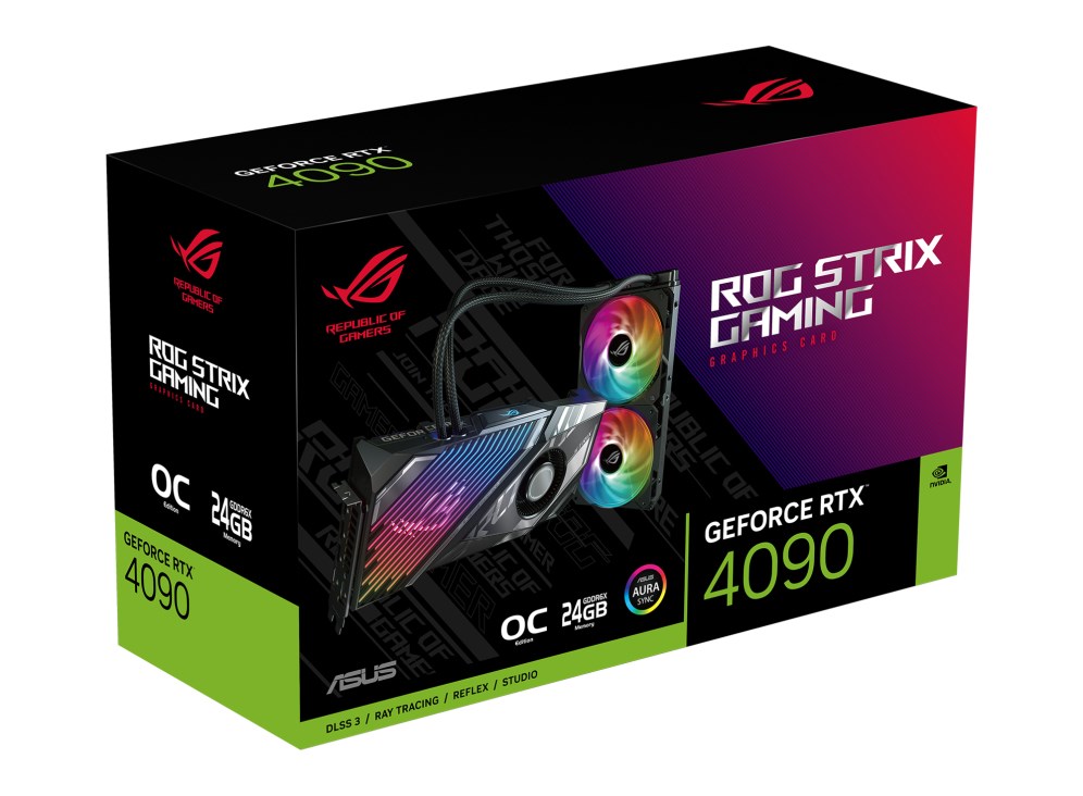 Kartë grafike ASUS ROG Gaming NVIDIA GeForce RTX 4090, 24 GB GDDR6X