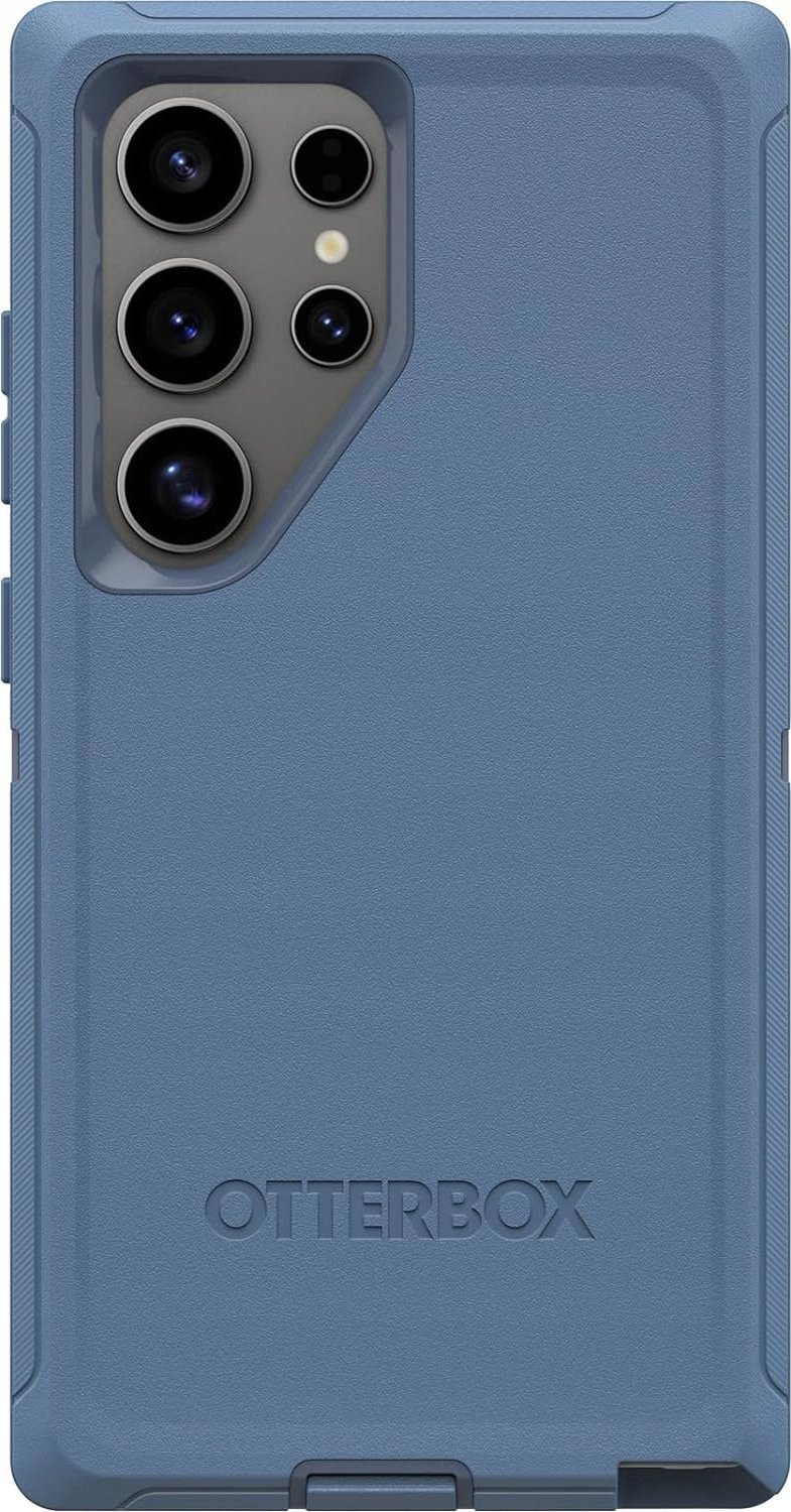 Mbulesë telefoni OtterBox Defender Samsung Galaxy S24 Ultra, rezistente ndaj rënieve, e zezë