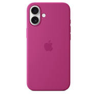 Apple iPhone 16 Plus Silicone Case with MagSafe, Fuchsia (Seasonal)