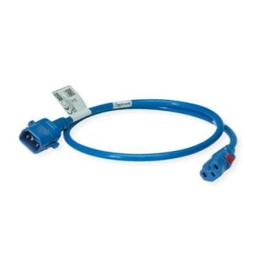 Kabull zgjatues Bachmann TwyLock C14 në C15, 1m, 10A, blu