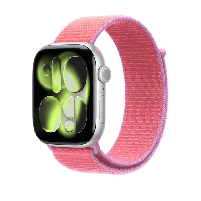 Apple Watch 46mm Sport Loop, Bright Guava (SEASONAL)