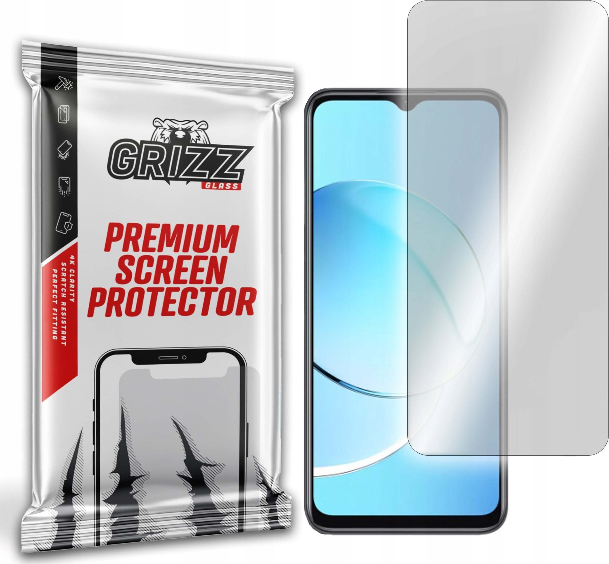 Folie mbrojtëse GrizzGlass Hydrofilm Hydrogel, për Realme 10 5G, transparente