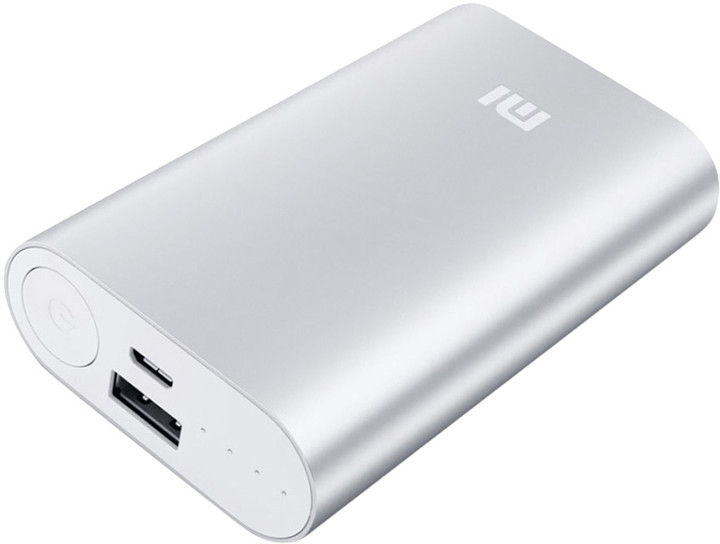 Power Bank Xiaomi 10000 mAh, i argjendtë