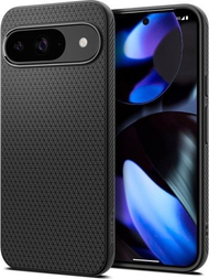 Këllëf telefoni Spigen Liquid Air për Google Pixel 9 Pro/Pixel 9, TPU, i zi mat
