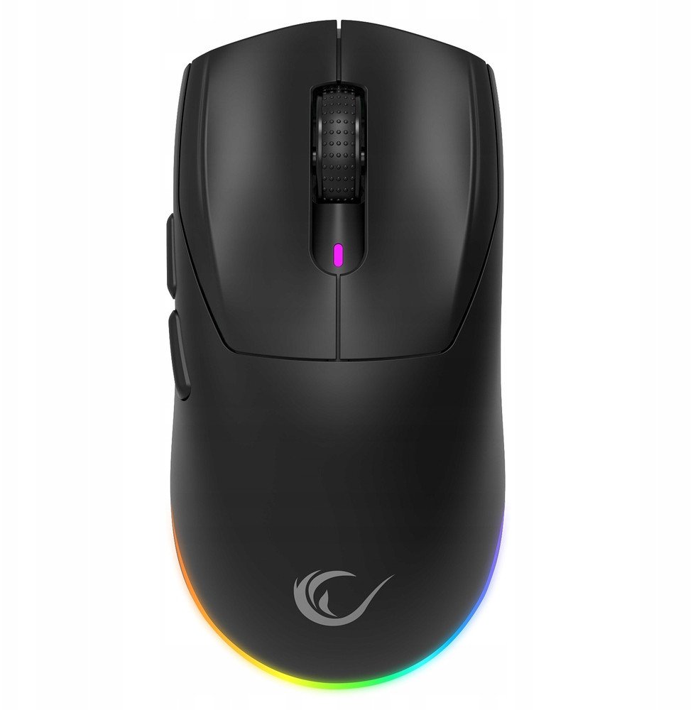 Maus gaming Rampage Prote M5, wireless dhe me kabllo, 24000 DPI, RGB, i zi