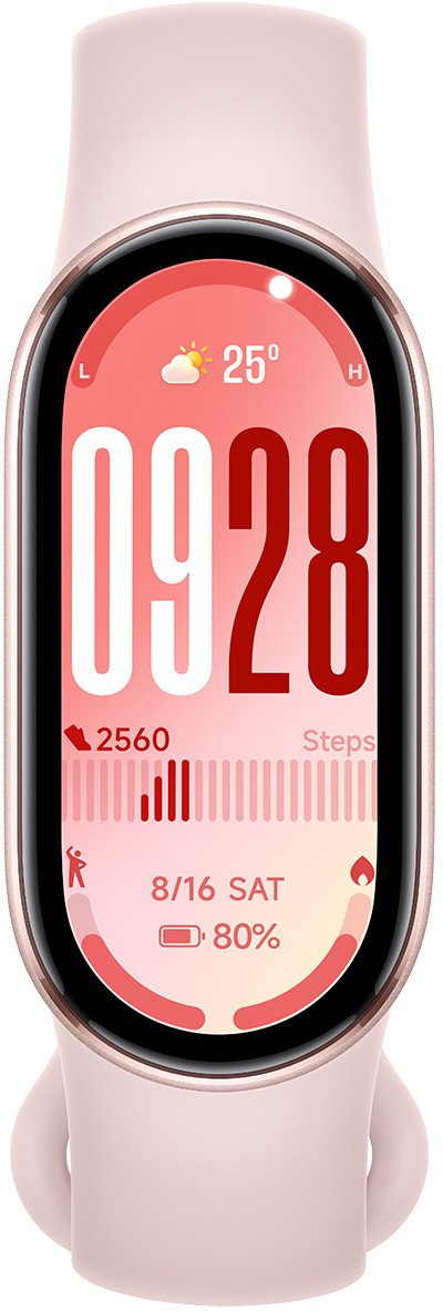 Byzylyk smart Xiaomi Smart Band 10, ekran me prekje, monitorim i shëndetit, rozë Mystic
