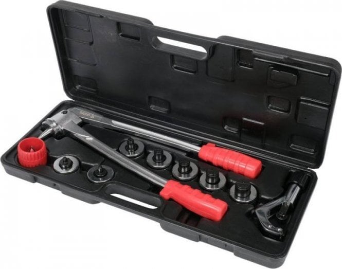 Set ekspander manual për tuba bakri Yato YT-21825, me prerëse tubash, për tuba në inch