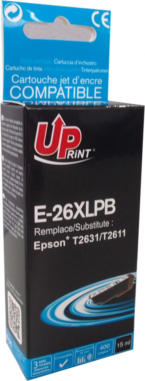 Kartutxh boje UPrint E-26XLPB C13T26314010, photo black, i zi