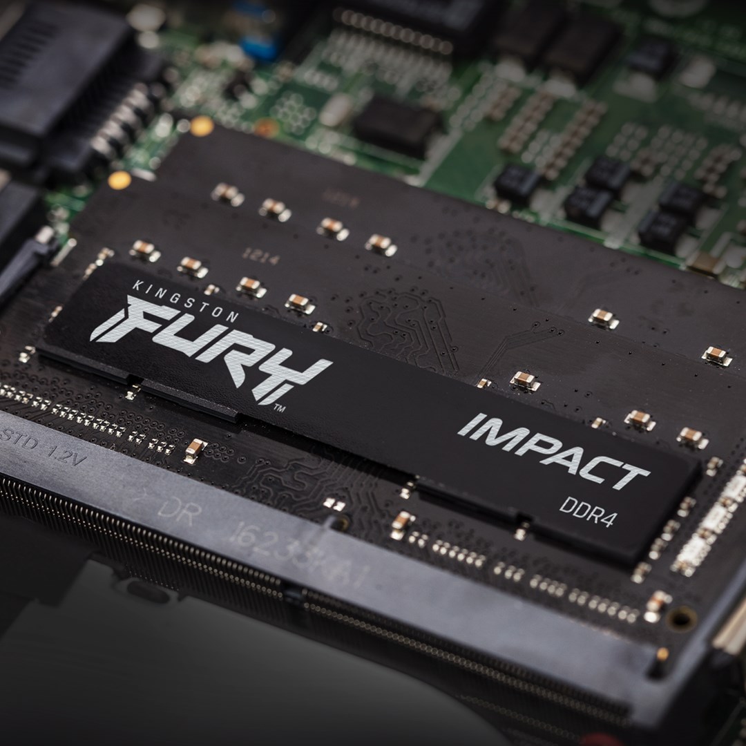 Memorie RAM Kingston Fury Impact, 8GB, DDR4, 2666MHz, e zezë