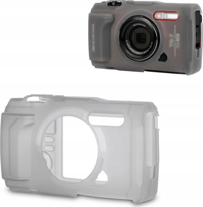 Силиконска заштита за камера JJC SCC TG7, за Olympus Tough TG7, црна