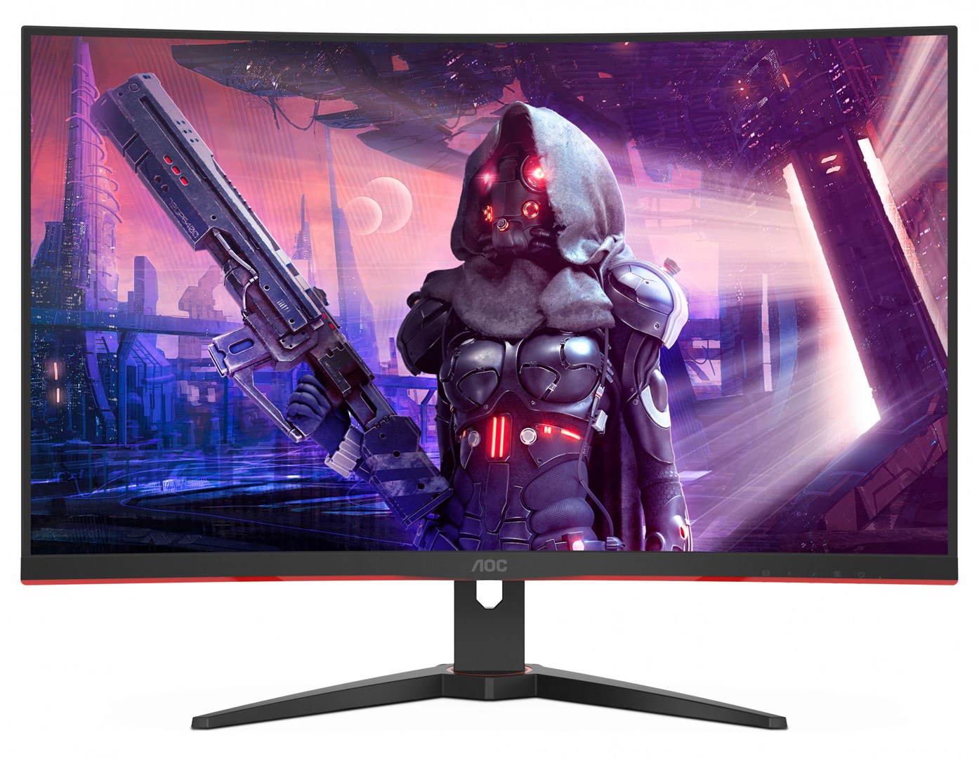 Monitor AOC Gaming CQ32G2SE/BK, 31.5", 2560 x 1440, 165 Hz, i zi