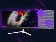 Monitor i lakuar gaming Lorgar Pro 34MP1, 34", UWQHD 3440x1440, 180Hz, gri