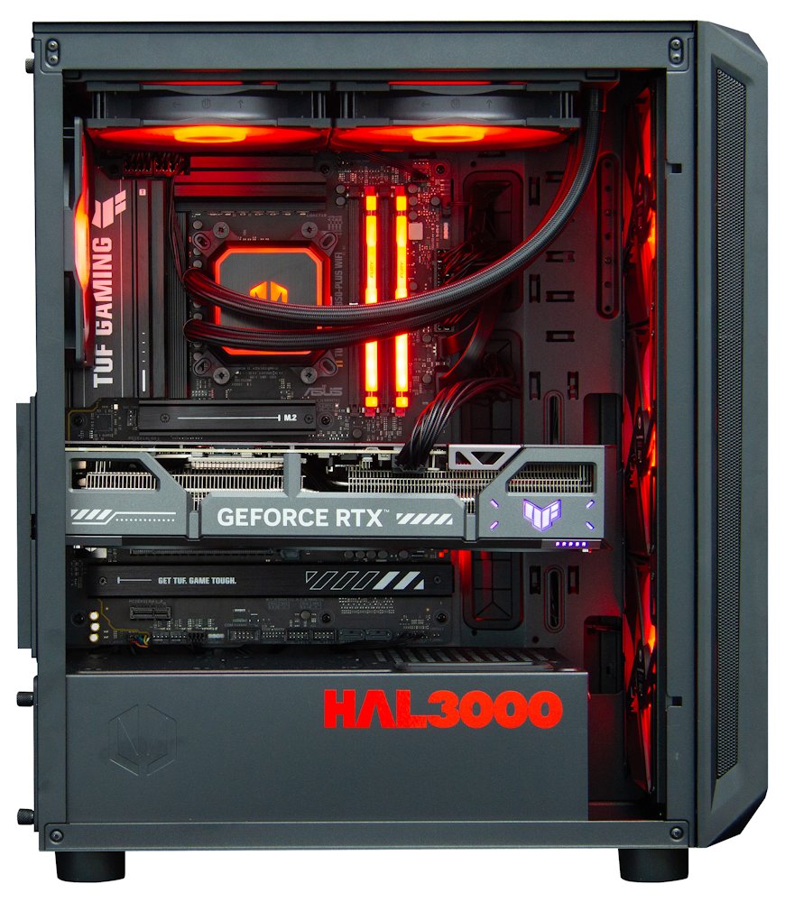 Kompjuter HAL3000 Alfa Gamer Elite Ti, AMD Ryzen 7 9800X3D, 32GB DDR5, 2TB SSD, RTX 5070 Ti, i zi 