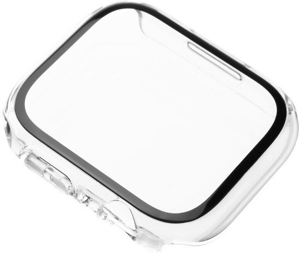 [OUTLET] Mbrojtëse FIXED Pure me xham mbrojtës për Apple Watch 45mm, e tejdukshme