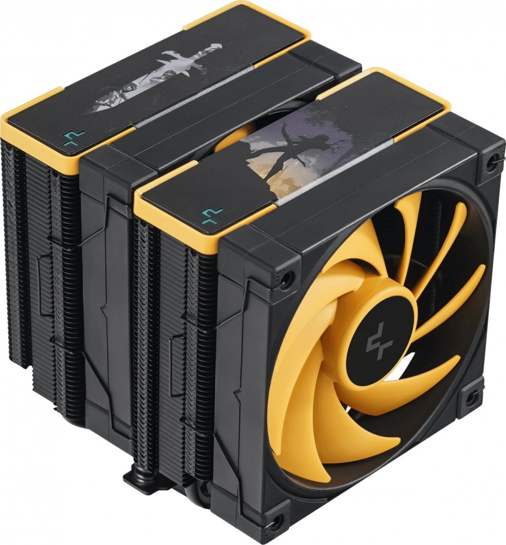 Ftohës për procesor Deepcool AK620 Zero Dark Zoria, i zi/ i verdhë