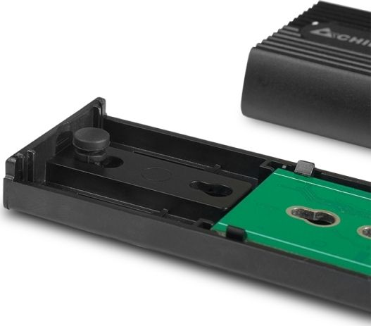 Kuti e jashtme SSD M.2 Chieftec CEB-M2C-TL, NVMe SATA, USB C 3.2 Gen 2, e zezë