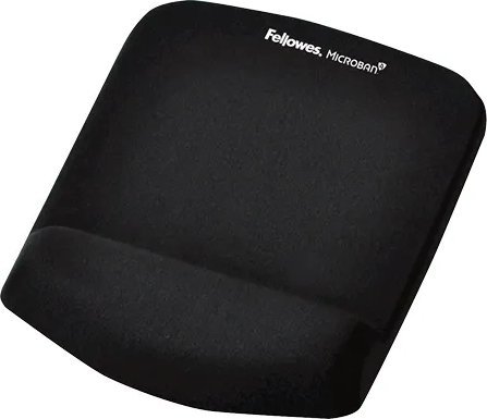 Mousepad Fellowes, sipërfaqe e qëndrueshme, dizajn profesional, i zi