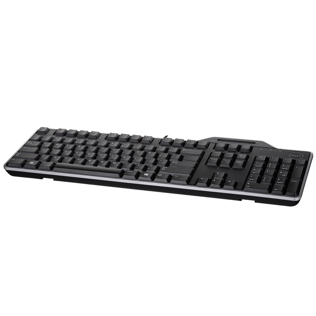 Tastierë Dell Smartcard KB813, USB, US International, e zezë