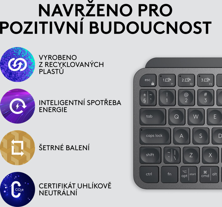 Tastierë Logitech MX Keys Mini, US / INT, e hirtë