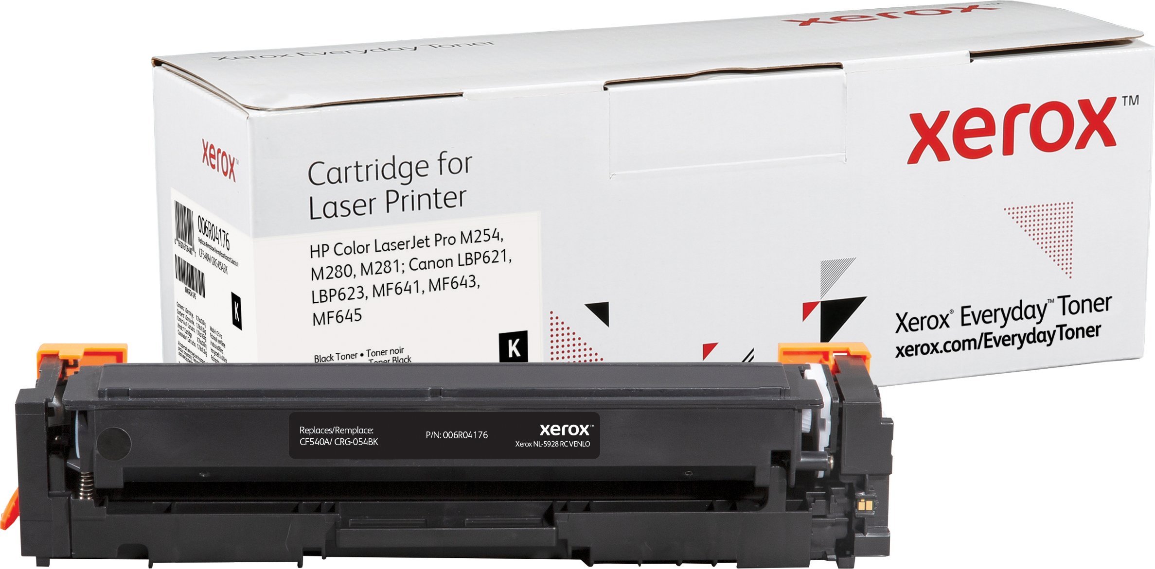 Toner lazer Xerox Everyday 006R04176, zëvendësues për CF540A CRG 054BK, i zi
